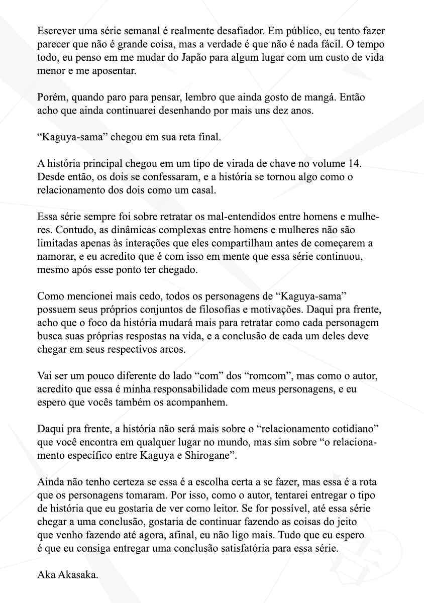 Read Kaguya-sama_ Love Português Manga Online