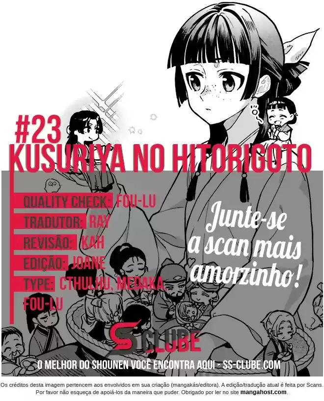 Read The Apothecary Diaries Português Manga Online