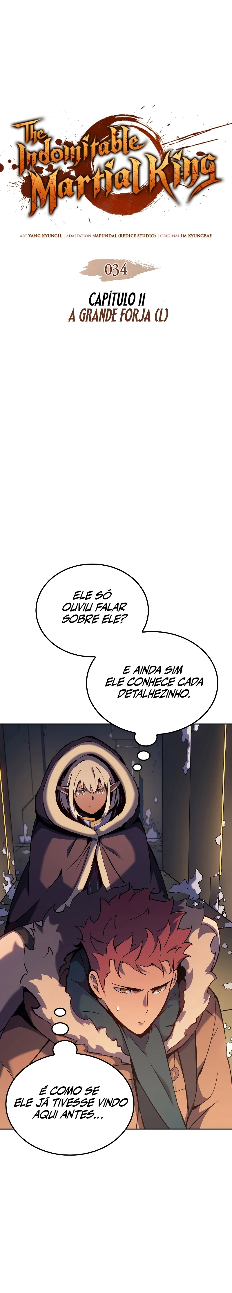 Read The Indomitable Martial King Português Manga Online