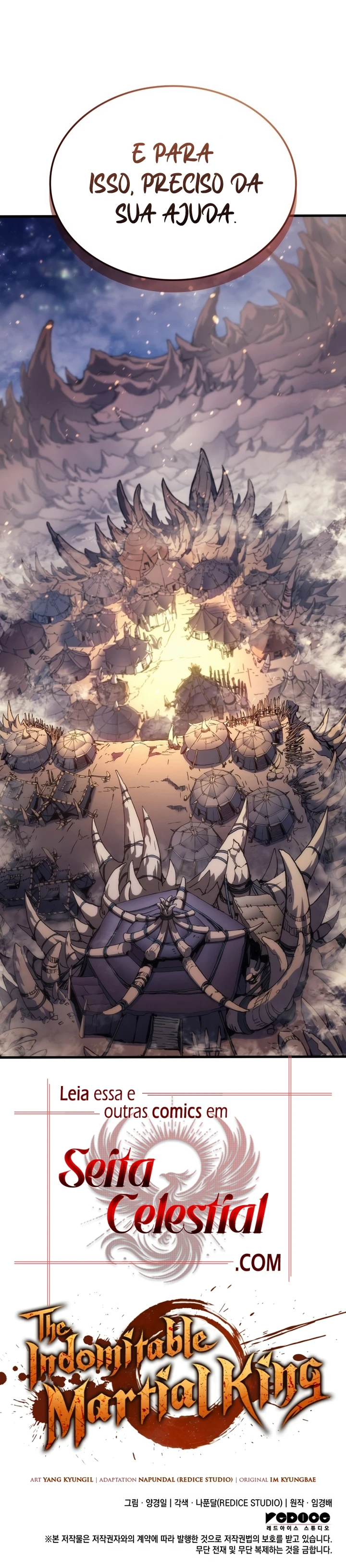 Read The Indomitable Martial King Português Manga Online