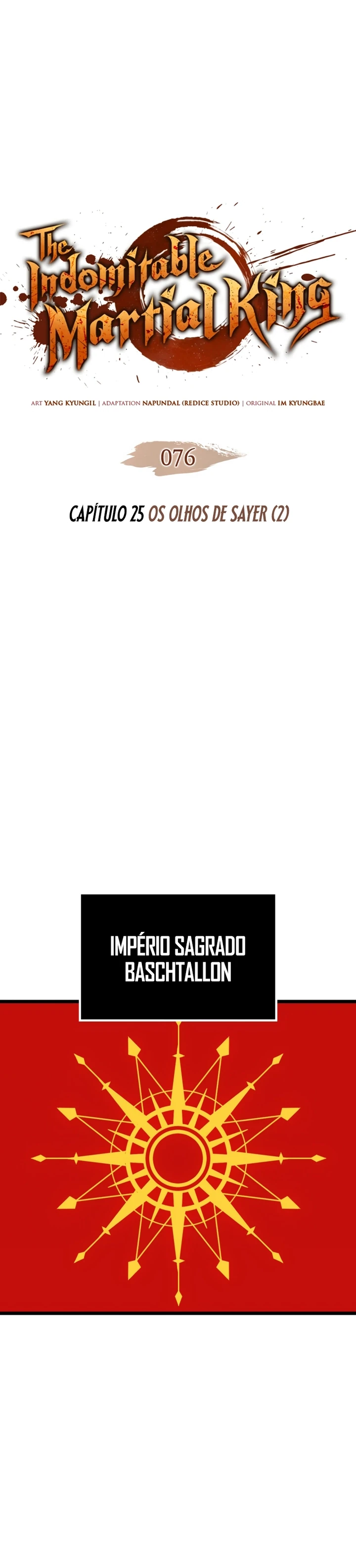 Read The Indomitable Martial King Português Manga Online