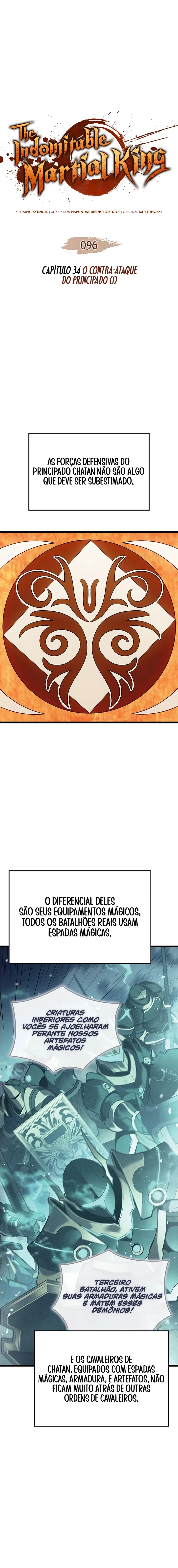 Read The Indomitable Martial King Português Manga Online