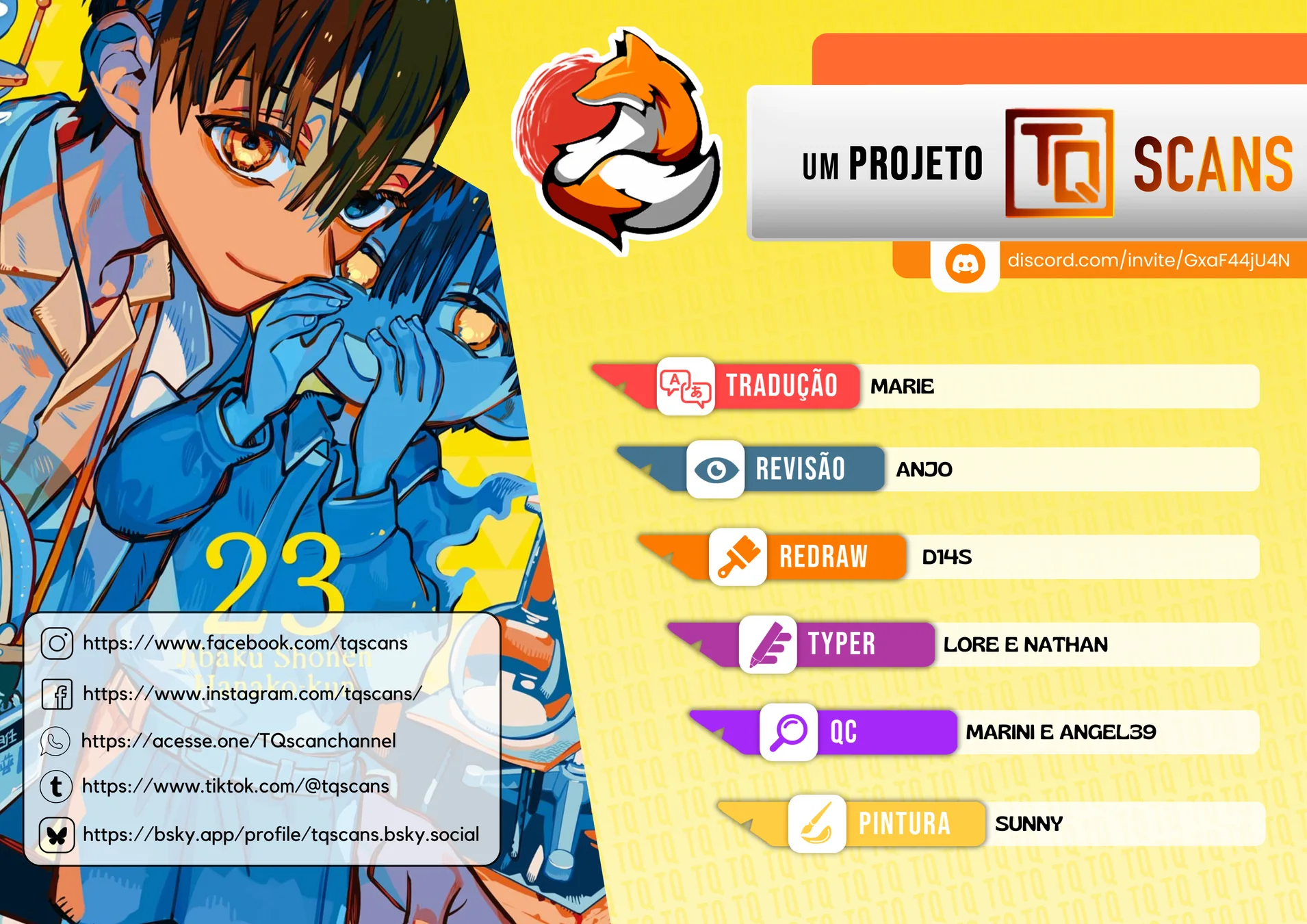 Read Toilet-bound Hanako-kun Português Manga Online